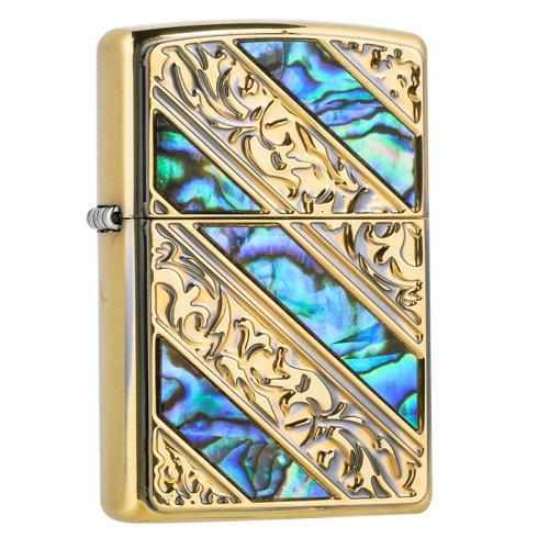 Zippo之宝打火机 原装进口  彩贝富贵缠枝 礼盒套装 商品图4