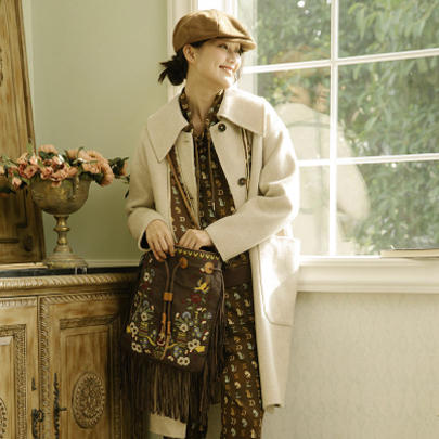 丽迪莎时尚休闲全棉印花卫衣套装KE41Z1307 商品图0