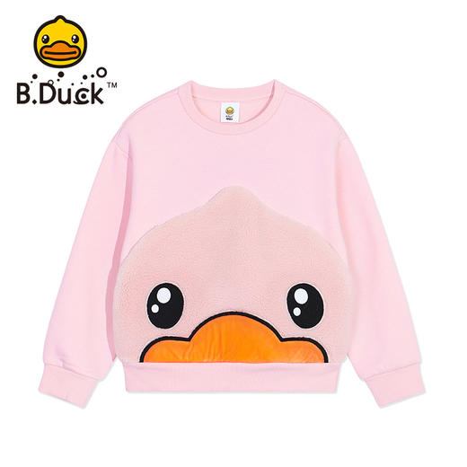 B.DUCK小黄鸭童装冬季圆领卫衣105-150 BF5208906A 商品图2