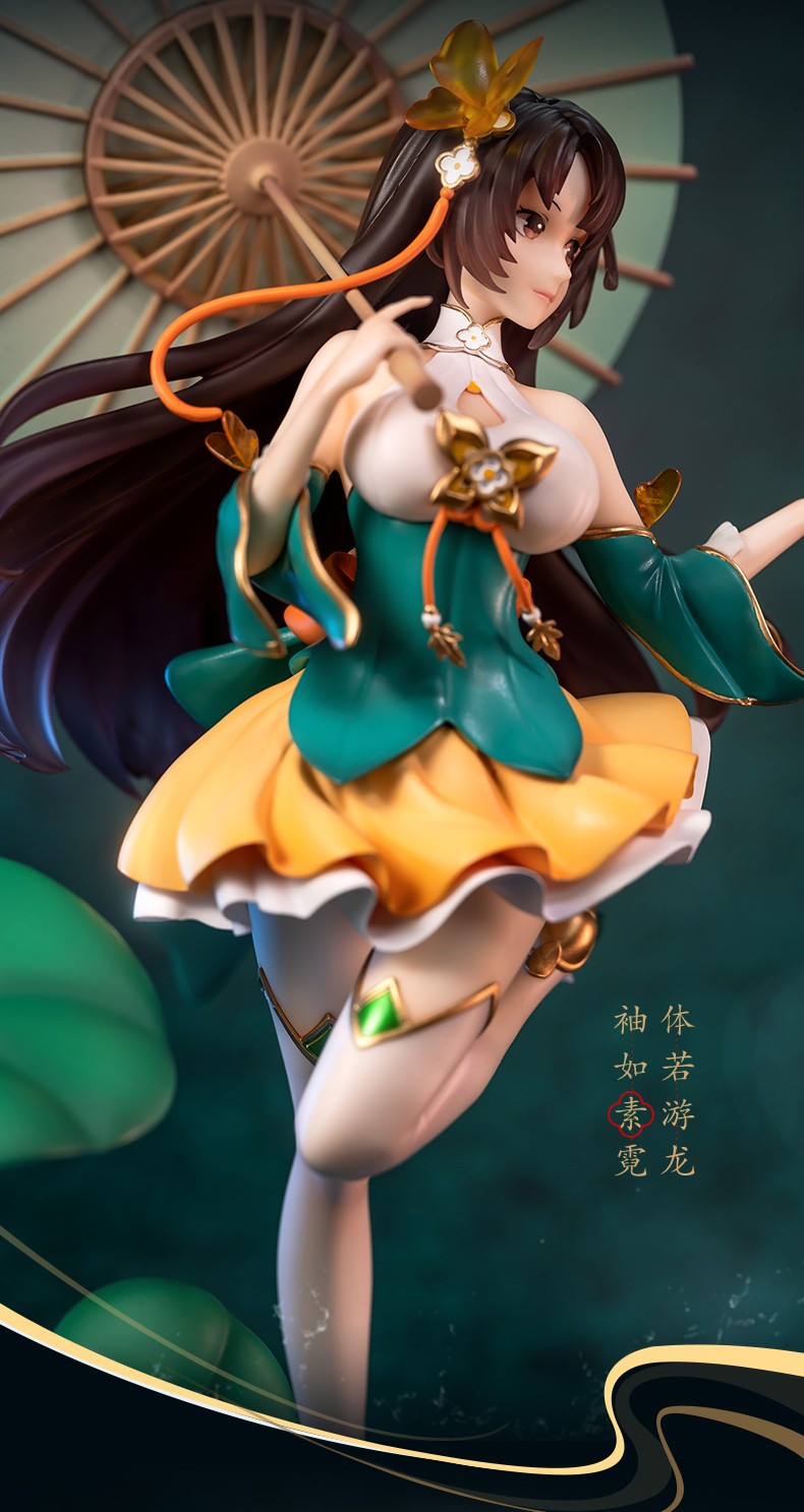 三国杀采莲江南小乔手办1:7比例 送手强动态传说皮肤