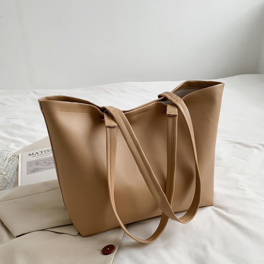 大容量大包包女2021早秋新款潮复古单肩子母包上班通勤托特包潮包 商品图3