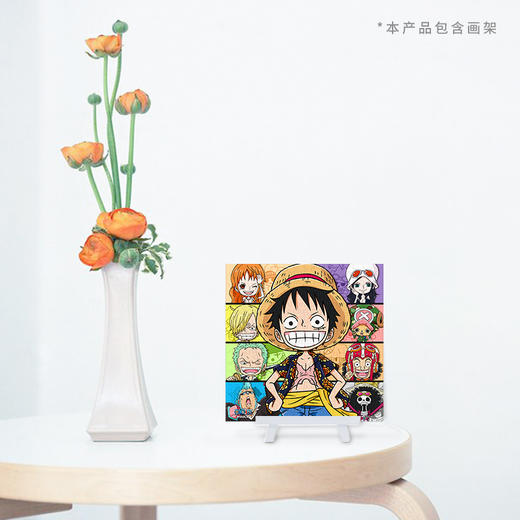 【折扣商品 不退不换】256片 迷你拼图 塑料拼图 P1346 ONE PIECE-七彩草帽团 商品图2