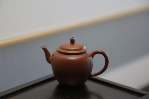 「紫砂」SH黄少钿 原矿大红袍 德钟壶(含证书） 商品图1