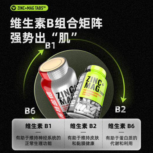 蓝魔睾酮 ZMA牡蛎片锌镁硒片男士精氨酸 健身荷尔蒙   恢复精力 商品图2