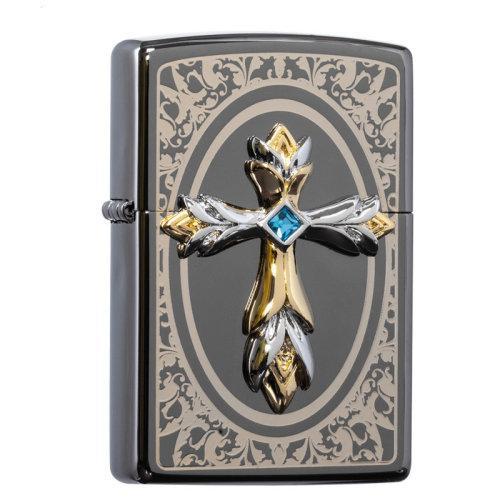 Zippo之宝打火机 原装进口 祈祷十字架 两色 单机礼盒装任选 商品图0