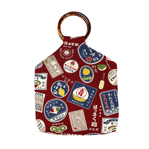 HUJI祤集Amber手提包插画日式复古广告 商品图1