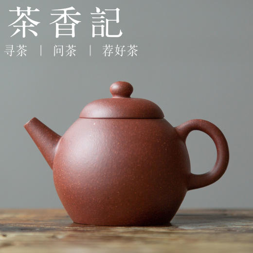 茶香记 紫砂壶 手磨底槽青 倒把龙珠紫砂壶  小巧 趁手 入门级 商品图0