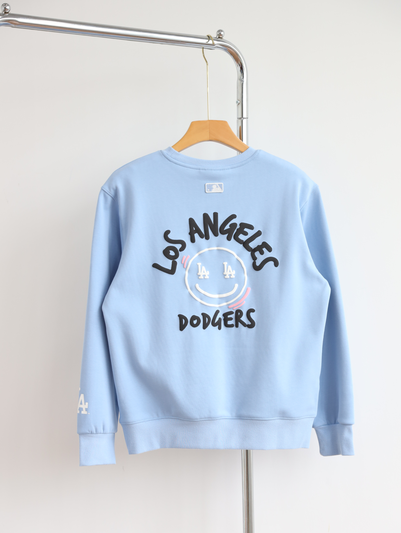 21爆款 m1b秋冬新款 发泡笑脸水貂绒加厚圆领卫衣 wy557