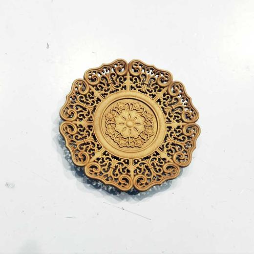 黄杨木西番莲杯垫 6个/套 商品图1