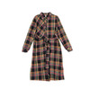 丽迪莎文艺休闲纯棉磨毛格子衬衫连衣裙KE44L1272 商品缩略图4