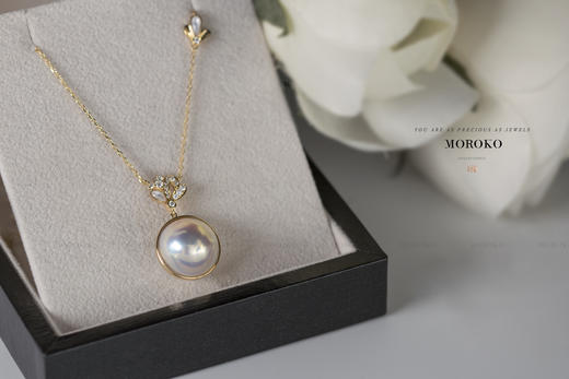 鸢尾花⚜︎系列 · 马贝珍珠 | 项链 商品图5