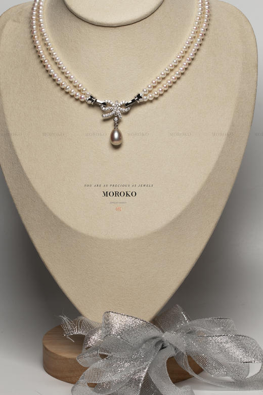 云结 · 双层珍珠 | 项链 商品图2