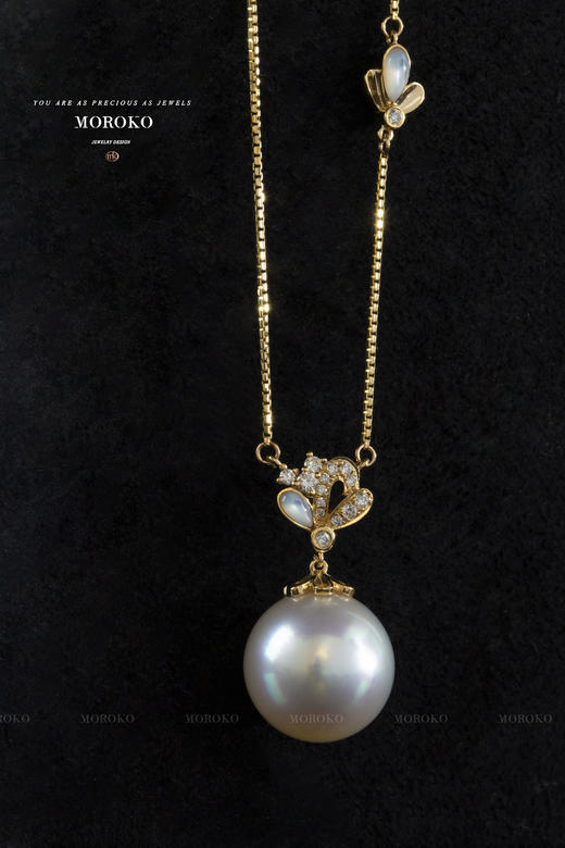 鸢尾花⚜︎系列 · 澳白珍珠 | 项链 商品图0