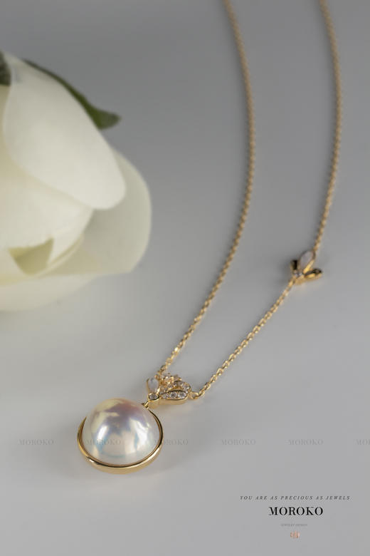 鸢尾花⚜︎系列 · 马贝珍珠 | 项链 商品图2