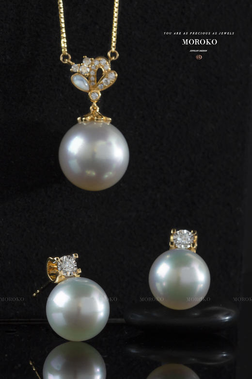 鸢尾花⚜︎系列 · 澳白珍珠 | 项链 商品图5