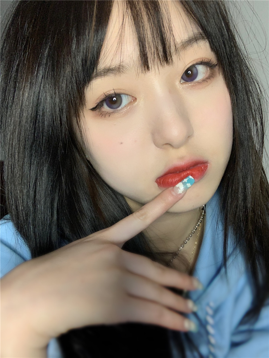 COMELYEYES年抛隐形眼镜 元气少女紫14.2mm 1副/2片-VVCON美瞳网28