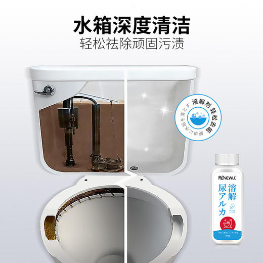 【买二送一！厕所尿碱溶解剂】深度清洁，除垢不损釉，高纯度固态浓缩粒子，温和配方不损伤器具瓷釉！ 商品图1