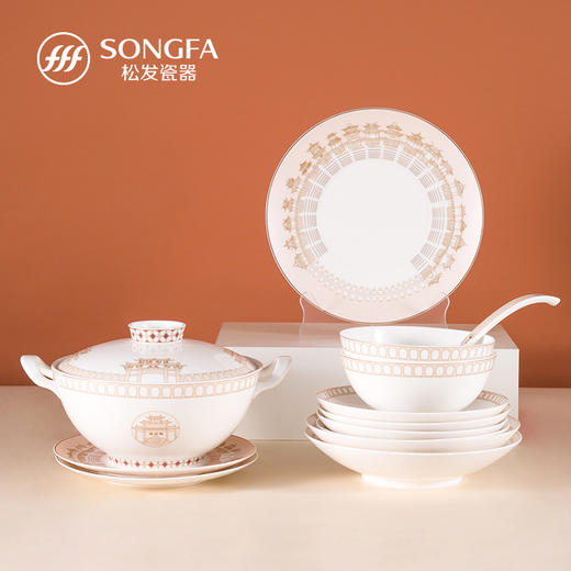 66头印象潮州精品骨瓷餐具套装 商品图0