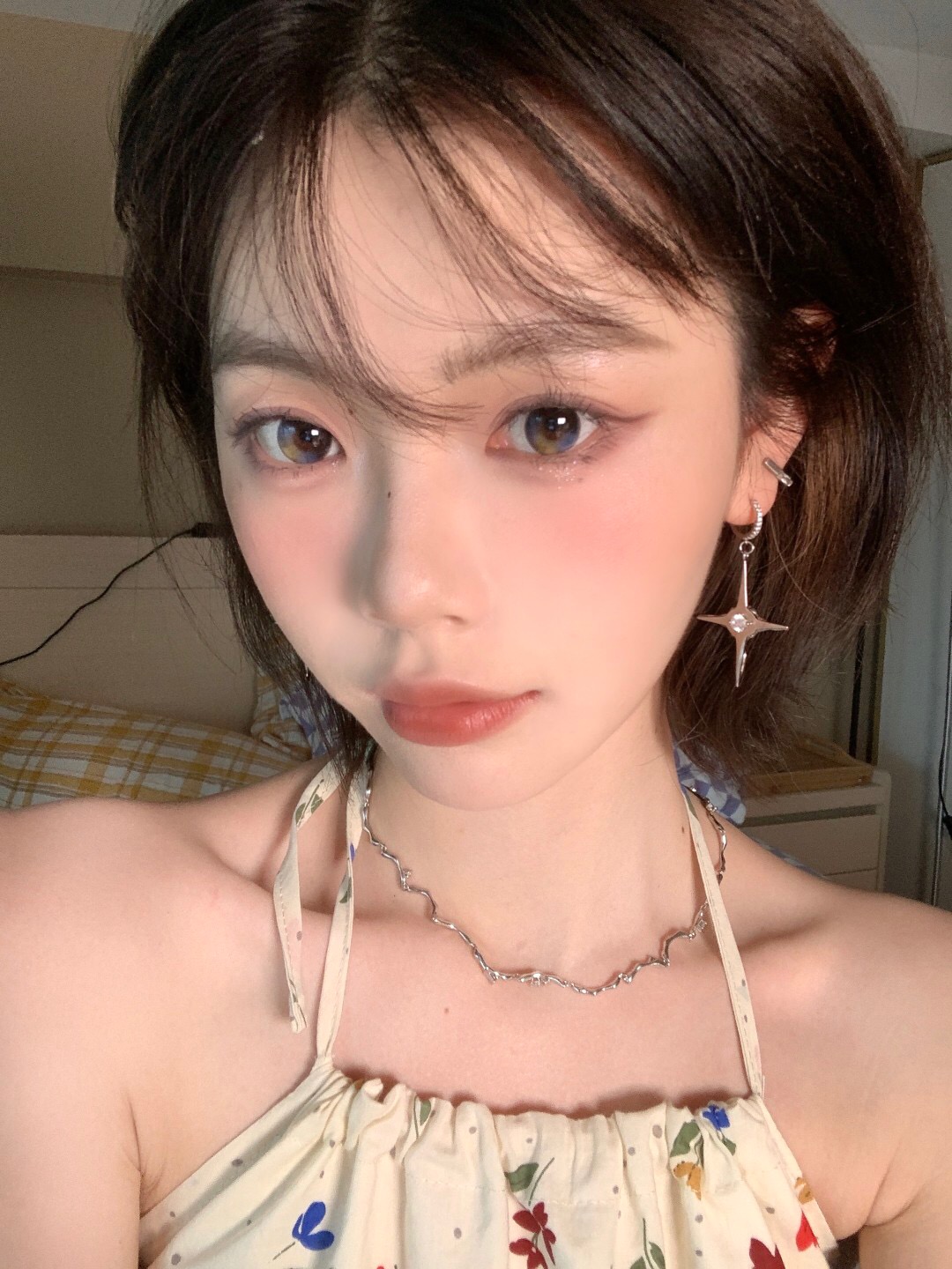 MEDUSEE年抛隐形眼镜 漫瞳黑蓝14.0mm 1副/2片-VVCON美瞳商城17