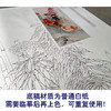 【有步骤】陈军四尺工笔画白描底稿《紫气迎祥》公鸡初学者临摹花鸟线稿CJ28 商品缩略图3
