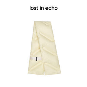 [捡漏价]lost in echo 运动织带羽绒白鸭绒围巾围脖男女保暖骑行护颈椎百搭