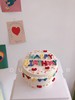 彩色happybirthday写字蛋糕-低糖处理无添加 商品缩略图0