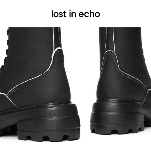 lost in echo 原创设计师品牌 皮毛一体加绒加厚保暖马丁靴短靴 商品图2