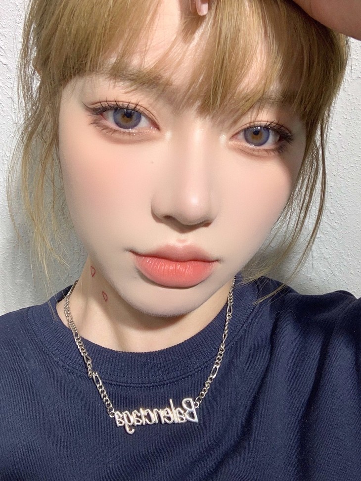 WhosCon年抛隐形眼镜 忧郁蓝调14.5mm 1副/2片-VVCON美瞳商城22