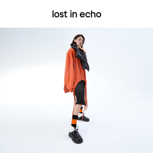 【下架】lost in echo 设计师品牌 加绒特厚保暖皮毛一体短靴棉鞋雪地靴 商品图4