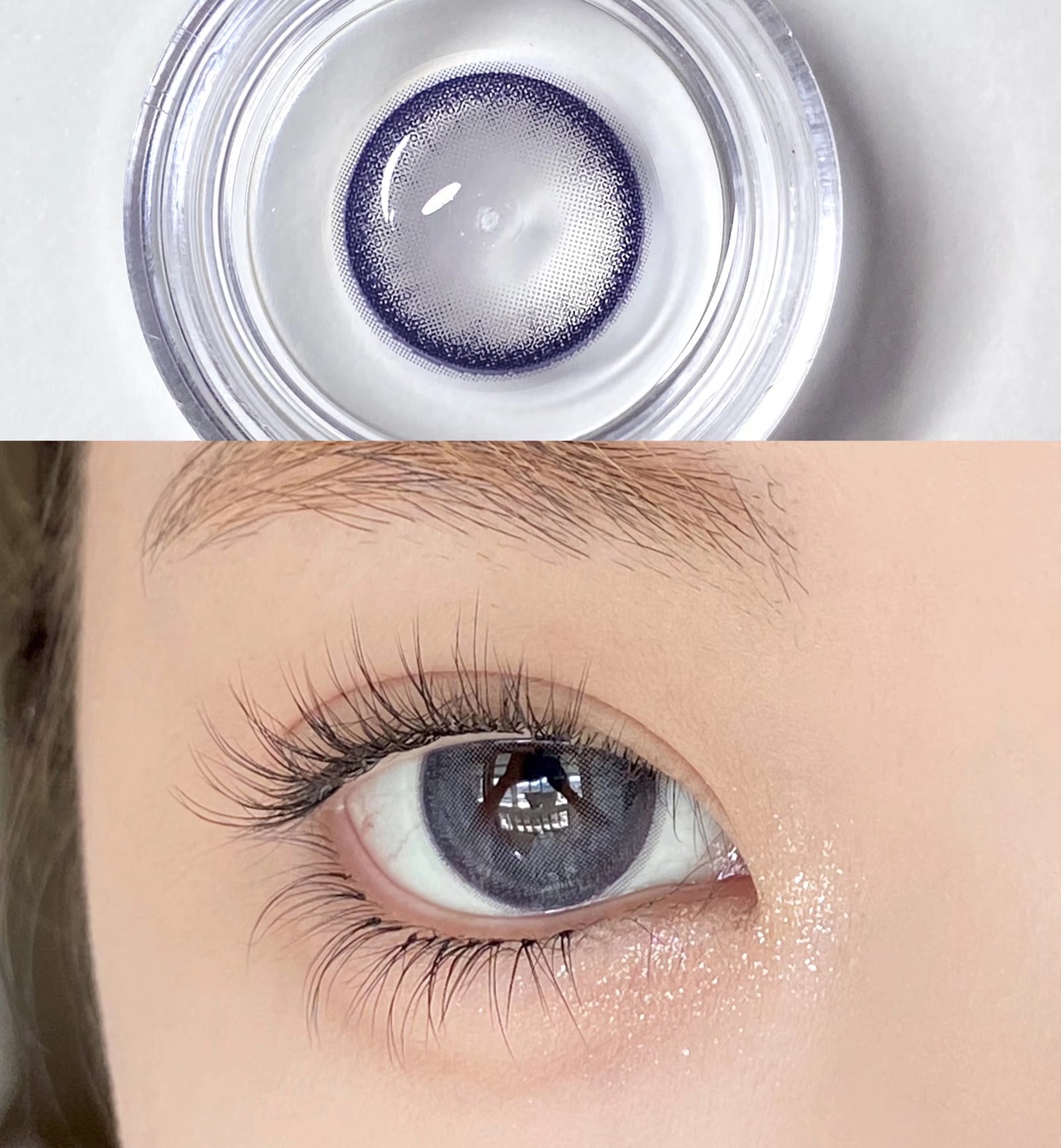 WhosCon年抛隐形眼镜 忧郁蓝调14.5mm 1副/2片-VVCON美瞳商城5