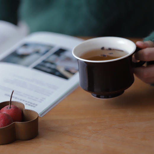 中国 阿宇 淄素款唐把杯 马克杯 咖啡杯 茶杯 云朵碟 干果碟 商品图2