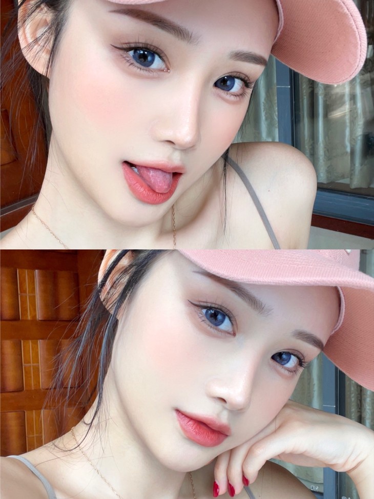 WhosCon年抛隐形眼镜 忧郁蓝调14.5mm 1副/2片-VVCON美瞳商城19