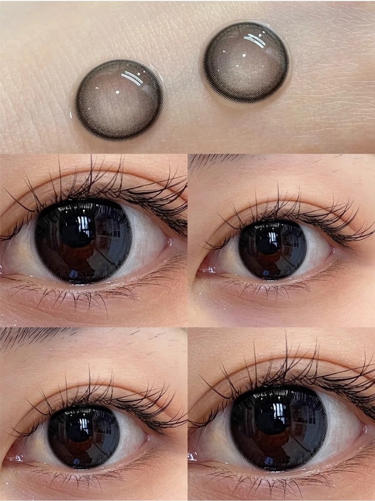 AROMI年抛隐形眼镜 小黑豆14.2mm 1副/2片-VVCON美瞳商城6