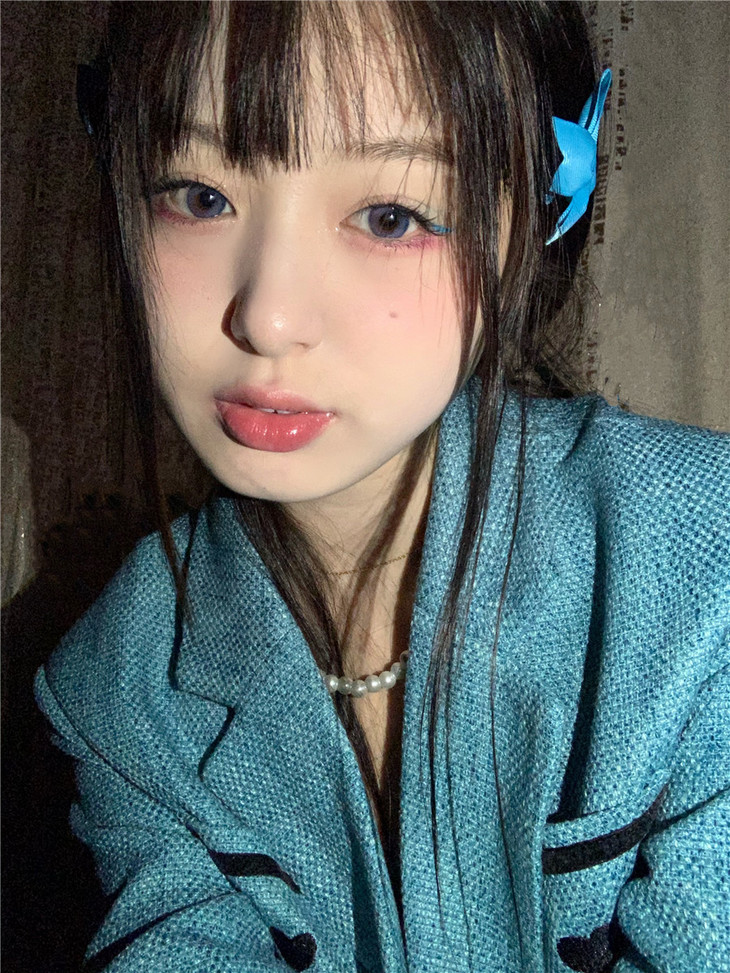 COMELYEYES年抛隐形眼镜 元气少女蓝14.2mm 1副/2片-VVCON美瞳网39