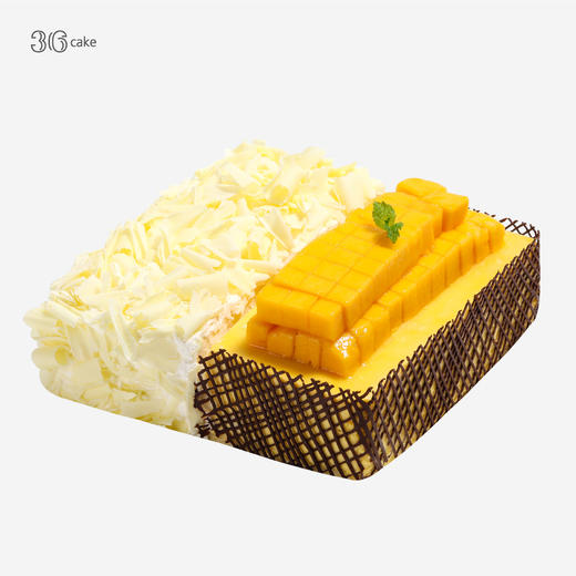榴芒双拼慕斯蛋糕，可选1/2磅 商品图0