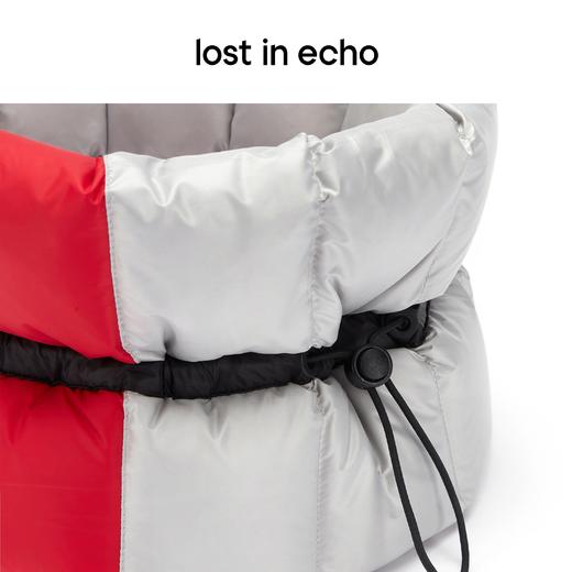 [捡漏价]lost in echo 抽绳羽绒白鸭绒围脖男女保暖骑行护颈椎百搭 商品图2