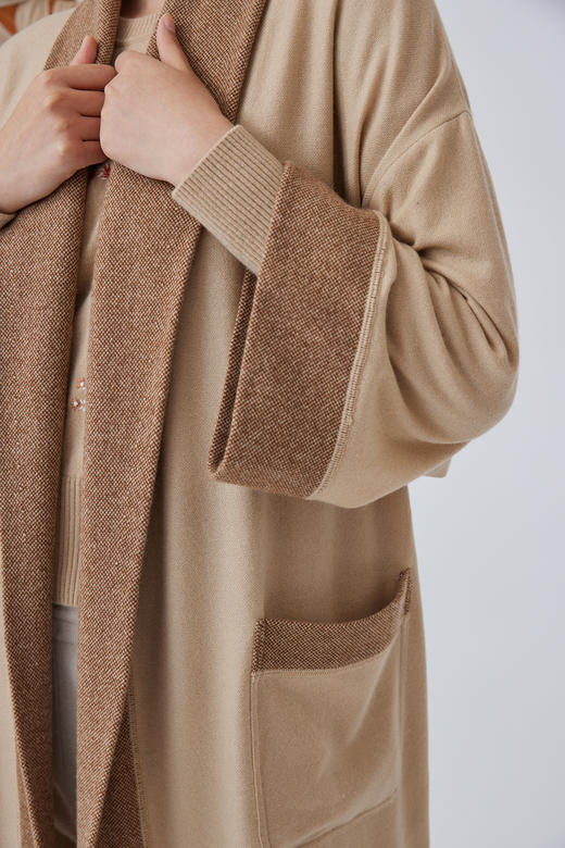 青果领落肩袖睡袍  SJN18W305A 商品图9