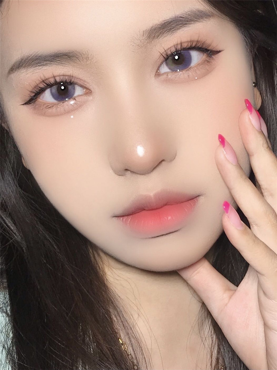 COMELYEYES年抛隐形眼镜 元气少女紫14.2mm 1副/2片-VVCON美瞳网44