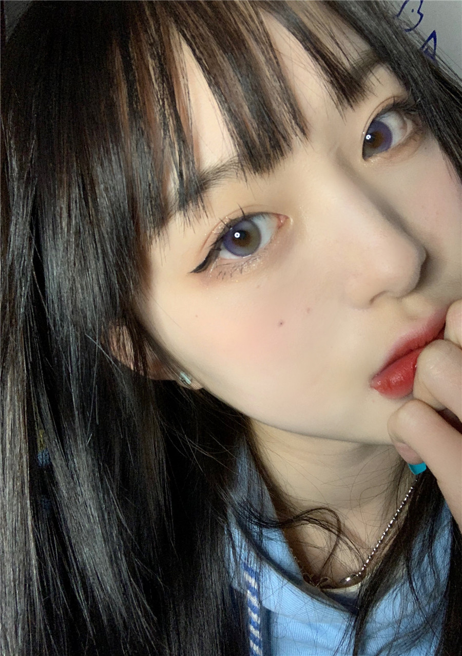 COMELYEYES年抛隐形眼镜 元气少女紫14.2mm 1副/2片-VVCON美瞳网25