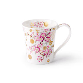 英国原产DUNOON丹侬骨瓷茶杯水杯马克杯樱花