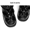 lost in echo 原创设计师品牌 加绒加厚保暖绳结雪地靴长靴面包鞋 商品缩略图1
