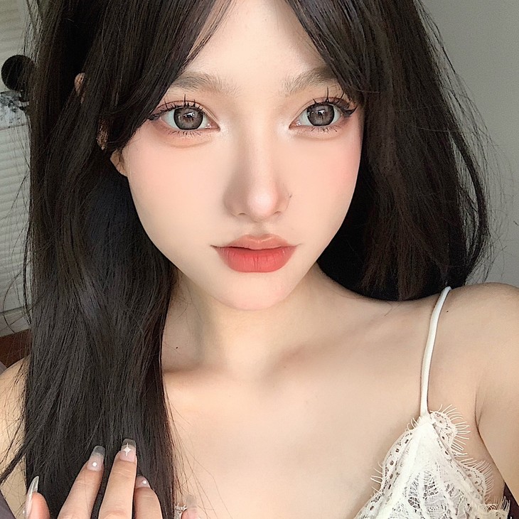 WhosCon年抛隐形眼镜 山茶花14.5mm 1副/2片-VVCON美瞳商城15
