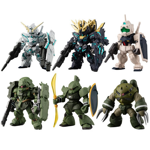 万代 FW高达大集结 高达UC特别篇 10只/盒 食玩 商品图0