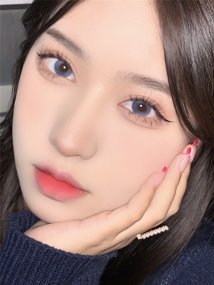 COMELYEYES年抛隐形眼镜 元气少女蓝14.2mm 1副/2片-VVCON美瞳网15