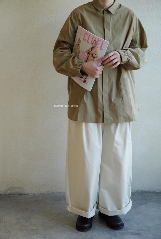 ECOLE DE CURIOSITES 棉质长袖衬衫有口袋 商品图3