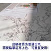 【有步骤】陈军工笔画白描底稿斗方小品《吉事连连》柿子麻雀初学者临摹花鸟线稿CJ17 商品缩略图3