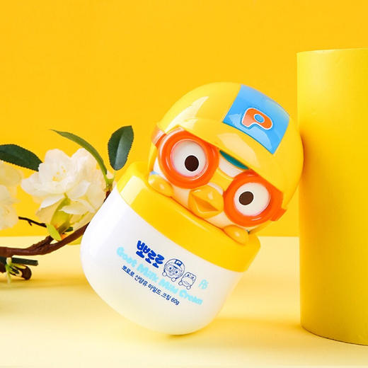 韩国啵乐乐保湿润肤霜60g/117834 山羊奶提取物蛋白+VE 天然温和不刺激 商品图1