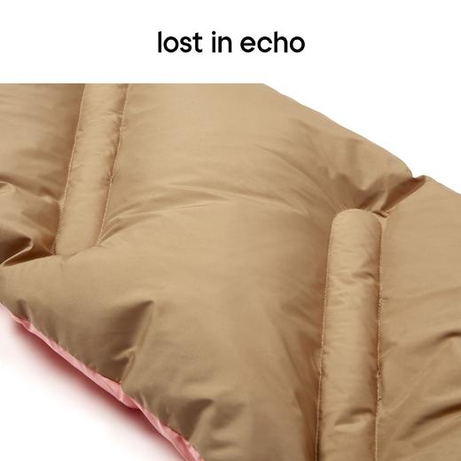 [捡漏价]lost in echo 运动织带羽绒白鸭绒围巾围脖男女保暖骑行护颈椎百搭 商品图3