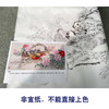 【有步骤】陈军四尺横幅工笔画白描底稿《红花锦羽》锦鸡牡丹初学者临摹花鸟线稿CJ22 商品缩略图2
