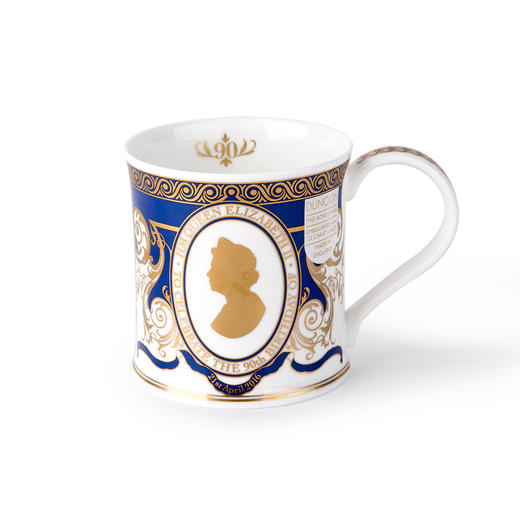 英国原产DUNOON丹侬Wessex型马克杯女王头像 黑色礼盒 商品图0
